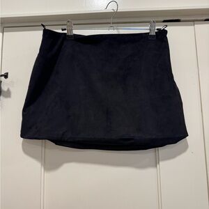 Suede Zara skirt